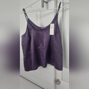 Journelle 100% Silk Celine Open Back Cami Brand New